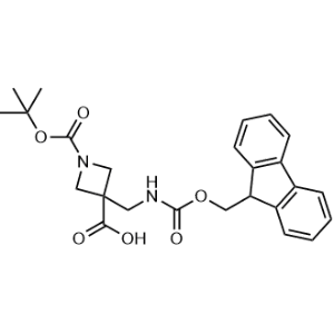 3-(((((9H-Fluoren-9-yl)methoxy)carbonyl)amino)methyl)-1-(tert-butoxycarbonyl)azetidine-3-carboxylic acid|CS-1364051