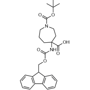 4-((((9H-Fluoren-9-yl)methoxy)carbonyl)amino)-1-(tert-butoxycarbonyl)azepane-4-carboxylic acid|CS-1364064
