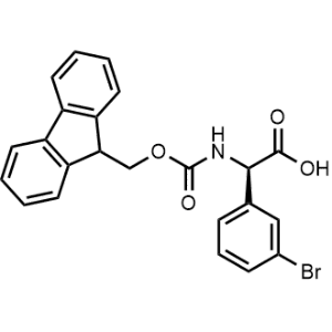 (R)-2-((((9H-Fluoren-9-yl)methoxy)carbonyl)amino)-2-(3-bromophenyl)acetic acid|CS-1364071