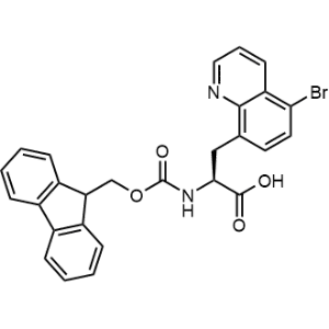 (S)-2-((((9H-Fluoren-9-yl)methoxy)carbonyl)amino)-3-(5-bromoquinolin-8-yl)propanoic acid|CS-1364076