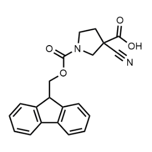1-(((9H-Fluoren-9-yl)methoxy)carbonyl)-3-cyanopyrrolidine-3-carboxylic acid|CS-1364090