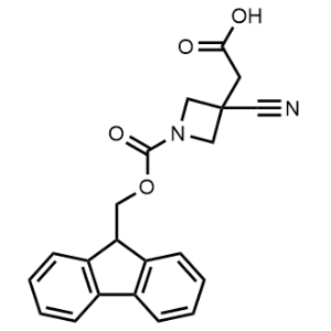 2-(1-(((9H-Fluoren-9-yl)methoxy)carbonyl)-3-cyanoazetidin-3-yl)acetic acid|CS-1364096