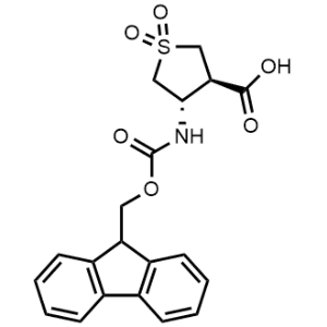 (3R,4S)-4-((((9H-Fluoren-9-yl)methoxy)carbonyl)amino)tetrahydrothiophene-3-carboxylic acid 1,1-dioxide|CS-1364113