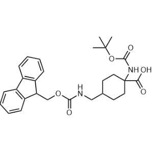 4-(((((9H-Fluoren-9-yl)methoxy)carbonyl)amino)methyl)-1-((tert-butoxycarbonyl)amino)cyclohexane-1-carboxylic acid|CS-1364122