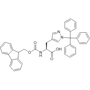 (S)-2-((((9H-Fluoren-9-yl)methoxy)carbonyl)amino)-3-(1-trityl-1H-pyrazol-4-yl)propanoic acid|CS-1364156