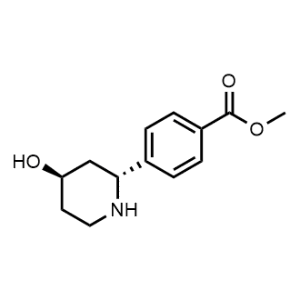 Methyl 4-((2R,4R)-4-hydroxypiperidin-2-yl)benzoate|CS-1364178