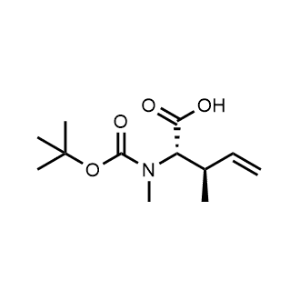 (2S,3R)-2-((tert-Butoxycarbonyl)(methyl)amino)-3-methylpent-4-enoic acid|CS-1364294