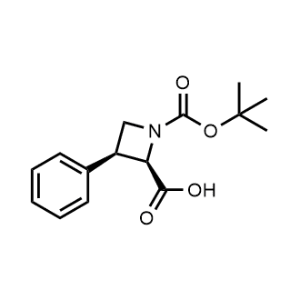 (2R,3S)-1-(tert-Butoxycarbonyl)-3-phenylazetidine-2-carboxylic acid|CS-1364296