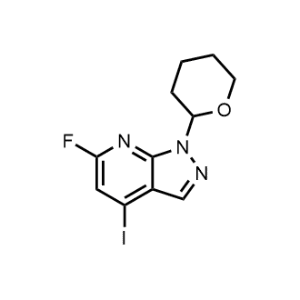 6-Fluoro-4-iodo-1-(tetrahydro-2H-pyran-2-yl)-1H-pyrazolo[3,4-b]pyridine|CS-1364300