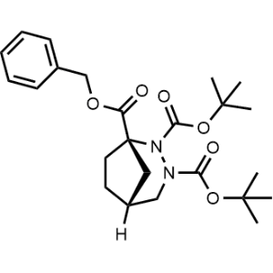 1-Benzyl 2,3-di-tert-butyl (1S,5R)-2,3-diazabicyclo[3.2.1]octane-1,2,3-tricarboxylate|CS-1364313