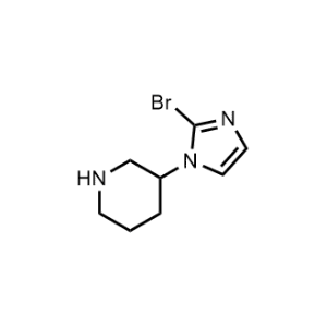 3-(2-Bromo-1H-imidazol-1-yl)piperidine|CS-1364355