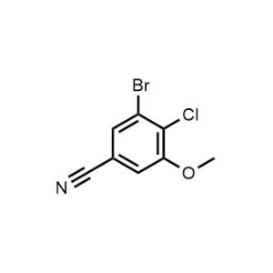 3-Bromo-4-chloro-5-methoxybenzonitrile|CS-1364421