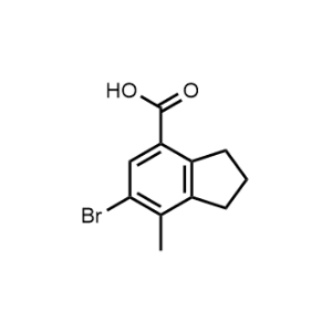6-Bromo-7-methyl-2,3-dihydro-1H-indene-4-carboxylic acid|CS-1364432