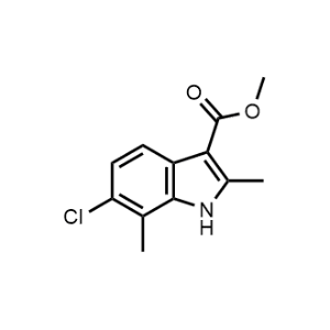 Methyl 6-chloro-2,7-dimethyl-1H-indole-3-carboxylate|CS-1364440