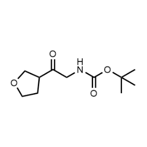 tert-Butyl (2-oxo-2-(tetrahydrofuran-3-yl)ethyl)carbamate|CS-1364462