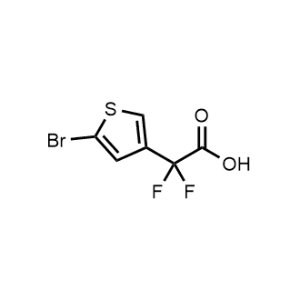 2-(5-Bromothiophen-3-yl)-2,2-difluoroacetic acid|CS-1364466