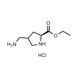 Ethyl (2S)-4-(aminomethyl)pyrrolidine-2-carboxylate hydrochloride|CS-1364492