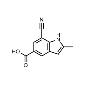 7-Cyano-2-methyl-1H-indole-5-carboxylic acid|CS-1364524