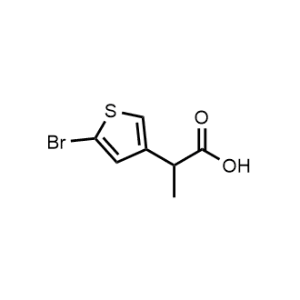 2-(5-Bromothiophen-3-yl)propanoic acid|CS-1364538