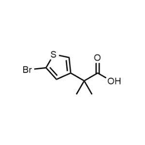 2-(5-Bromothiophen-3-yl)-2-methylpropanoic acid|CS-1364539