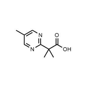 2-Methyl-2-(5-methylpyrimidin-2-yl)propanoic acid|CS-1364617
