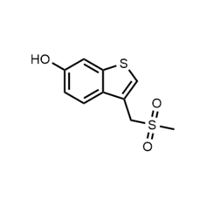 3-((Methylsulfonyl)methyl)benzo[b]thiophen-6-ol|CS-1364620