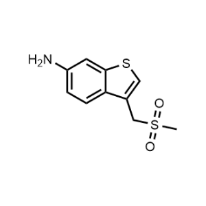 3-((Methylsulfonyl)methyl)benzo[b]thiophen-6-amine|CS-1364622