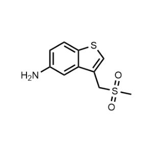 3-((Methylsulfonyl)methyl)benzo[b]thiophen-5-amine|CS-1364629