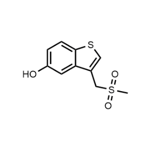 3-((Methylsulfonyl)methyl)benzo[b]thiophen-5-ol|CS-1364630
