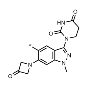 1-(5-Fluoro-1-methyl-6-(3-oxoazetidin-1-yl)-1H-indazol-3-yl)dihydropyrimidine-2,4(1H,3H)-dione|CS-1364665