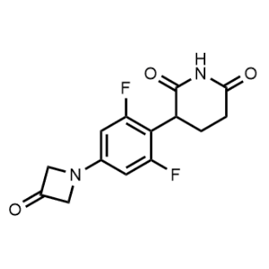 3-(2,6-Difluoro-4-(3-oxoazetidin-1-yl)phenyl)piperidine-2,6-dione|CS-1364666