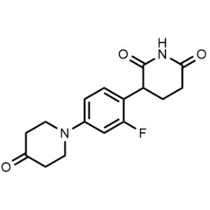 3-(2-Fluoro-4-(4-oxopiperidin-1-yl)phenyl)piperidine-2,6-dione|CS-1364667