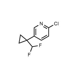 2-Chloro-5-(1-(difluoromethyl)cyclopropyl)pyridine|CS-1364683