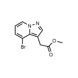 Methyl 2-(4-bromopyrazolo[1,5-a]pyridin-3-yl)acetate|CS-1364695