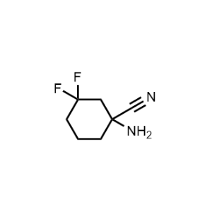 1-Amino-3,3-difluorocyclohexane-1-carbonitrile|CS-1364698