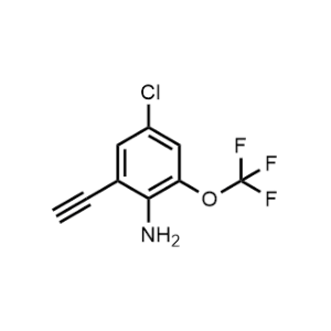 4-Chloro-2-ethynyl-6-(trifluoromethoxy)aniline|CS-1364706