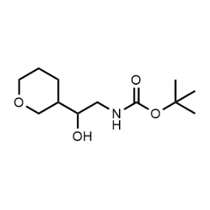 tert-Butyl (2-hydroxy-2-(tetrahydro-2H-pyran-3-yl)ethyl)carbamate|CS-1364715