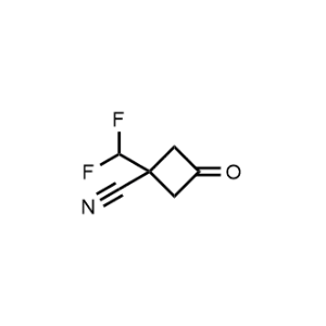 1-(Difluoromethyl)-3-oxocyclobutane-1-carbonitrile|CS-1364717