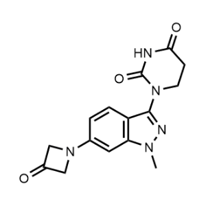 1-(1-Methyl-6-(3-oxoazetidin-1-yl)-1H-indazol-3-yl)dihydropyrimidine-2,4(1H,3H)-dione|CS-1364767