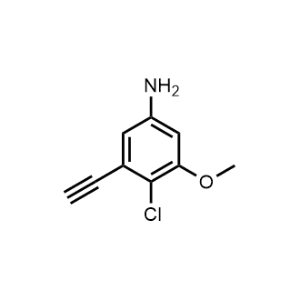 4-Chloro-3-ethynyl-5-methoxyaniline|CS-1364773
