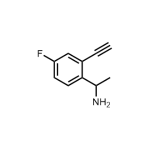 1-(2-Ethynyl-4-fluorophenyl)ethan-1-amine|CS-1364854