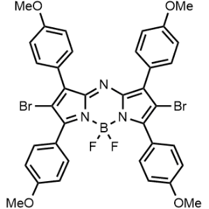 2,8-Dibromo-5,5-difluoro-1,3,7,9-tetrakis(4-methoxyphenyl)-5H-4λ4,5λ4-dipyrrolo[1,2-c:2',1'-f][1,3,5,2]triazaborinine|CS-1364972