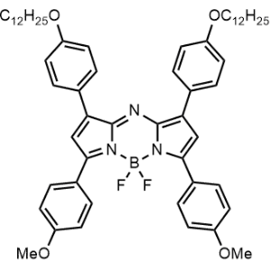 1,9-Bis(4-(dodecyloxy)phenyl)-5,5-difluoro-3,7-bis(4-methoxyphenyl)-5H-4λ4,5λ4-dipyrrolo[1,2-c:2',1'-f][1,3,5,2]triazaborinine|CS-1364974