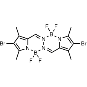 2,9-Dibromo-5,5,12,12-tetrafluoro-1,3,8,10-tetramethyl-5H,12H-5λ4,6λ4,12λ4,13λ4-pyrrolo[1,2-d]pyrrolo[1',2':4,5][1,2,4,3]triazaborinino[2,1-a][1,2,4,3]triazaborinine|CS-1364981