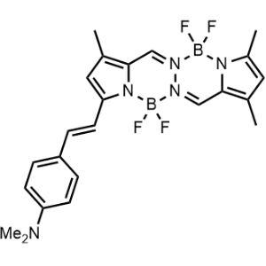 (E)-N,N-Dimethyl-4-(2-(5,5,12,12-tetrafluoro-1,8,10-trimethyl-5H,12H-5λ4,6λ4,12λ4,13λ4-pyrrolo[1,2-d]pyrrolo[1',2':4,5][1,2,4,3]triazaborinino[2,1-a][1,2,4,3]triazaborinin-3-yl)vinyl)aniline|CS-1364984