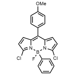 3,7-Dichloro-5-fluoro-10-(4-methoxyphenyl)-5-phenyl-5H-4λ4,5λ4-dipyrrolo[1,2-c:2',1'-f][1,3,2]diazaborinine|CS-1364986