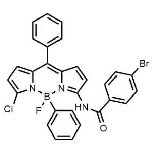 4-Bromo-N-(7-chloro-5-fluoro-5,10-diphenyl-5H-4λ4,5λ4-dipyrrolo[1,2-c:2',1'-f][1,3,2]diazaborinin-3-yl)benzamide|CS-1364993