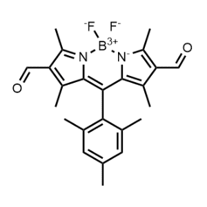 5,5-Difluoro-10-mesityl-1,3,7,9-tetramethyl-5H-4l4,5l4-dipyrrolo[1,2-c:2',1'-f][1,3,2]diazaborinine-2,8-dicarbaldehyde|CS-1365016