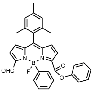 Phenyl 5-fluoro-7-formyl-10-mesityl-5-phenyl-5H-4λ4,5λ4-dipyrrolo[1,2-c:2',1'-f][1,3,2]diazaborinine-3-carboxylate|CS-1365027