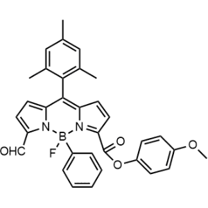 4-Methoxyphenyl 5-fluoro-7-formyl-10-mesityl-5-phenyl-5H-4λ4,5λ4-dipyrrolo[1,2-c:2',1'-f][1,3,2]diazaborinine-3-carboxylate|CS-1365028